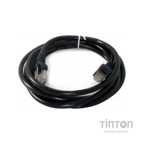 Патч-корд 2м, Cat. 6, FTP, CCA, black Extradigital (KBP1865)