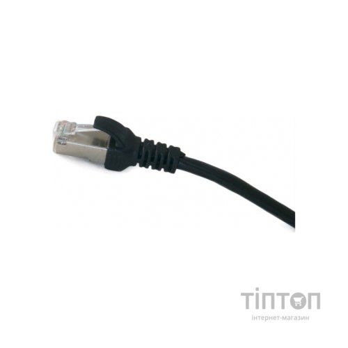 Патч-корд 2м, Cat. 6, FTP, CCA, black Extradigital (KBP1865)