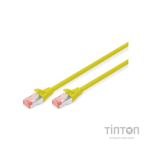 Патч-корд 2м, CAT 6 S-FTP, AWG 27/7, LSZH, yellow Digitus (DK-1644-020/Y)