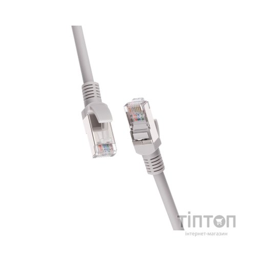 Патч-корд 2м FTP cat.6, CU, 26AWG, 7/0.16, LSZH, grey 2E (2E-PC6CU-FTP2LSZH-GRY)