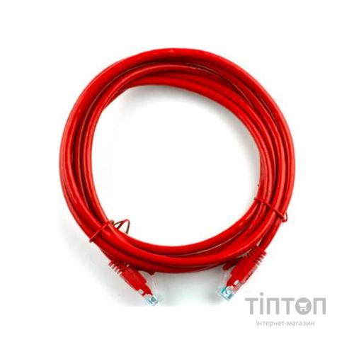 Патч-корд 2м, RJ-45, Cat.5e, CU, мідь, червоний Ritar (PCR-CU/2Rd / 04276)