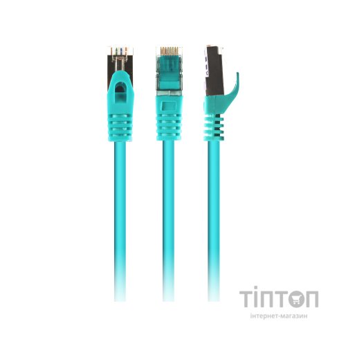 Патч-корд 2м S/FTP CU cat 6A Cablexpert (PP6A-LSZHCU-G-2M)