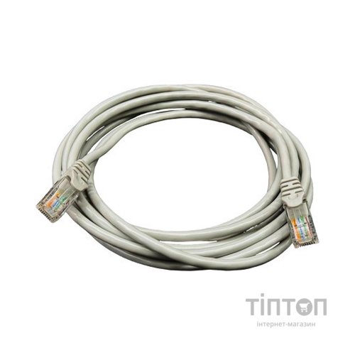 Патч-корд 2м UTP cat.5e, CU, 24AWG, gray GEAR (GPC-UTPCURJ45-2G)