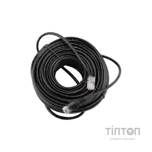 Патч-корд 30м, UTP, cat.5e, CCA, black Ritar (PCR-CCA/30Bk / 18006)