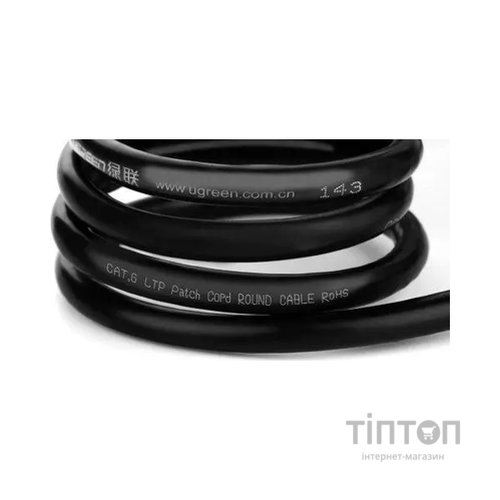 Патч-корд 3м F/UTP cat 6 RJ-45 Extension black Ugreen (U_11282)