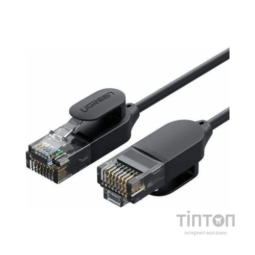 Патч-корд 3м, UTP cat 6 RJ-45 COPPER black Ugreen (U_70653)