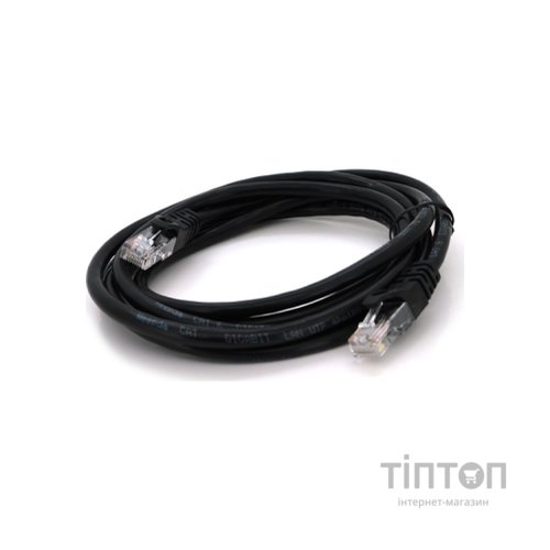 Патч-корд 3м, UTP, Cat.6, RJ45, CU, black Ritar (PCR-CU6/3Be)