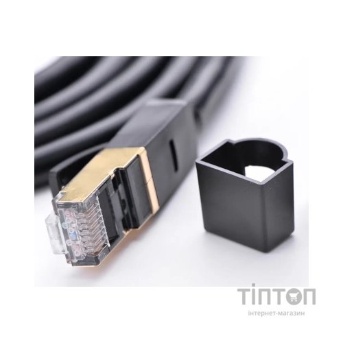 Патч-корд 5м, F/FTP cat 7 RJ-45 black Ugreen (U_11271)