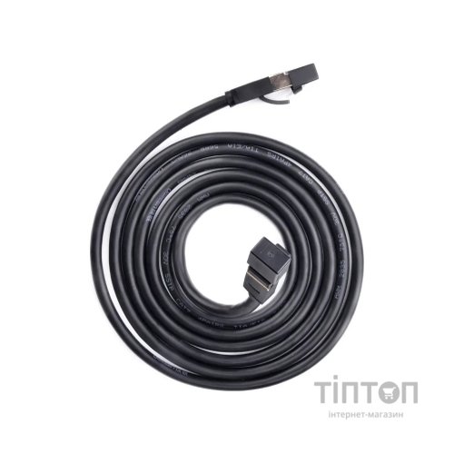Патч-корд 5м, F/FTP cat 7 RJ-45 black Ugreen (U_11271)