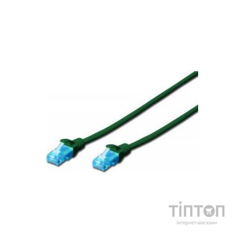 Патч-корд 5м, UTP, cat.5e, AWG 26/7, CCA, PVC, grey Digitus (DK-1512-050)