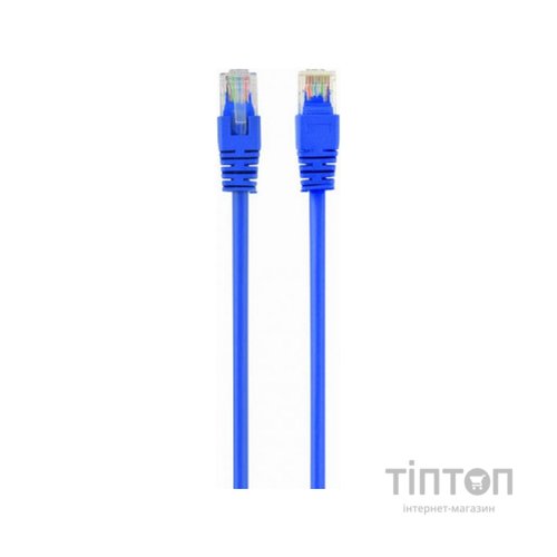 Патч-корд 5м UTP cat 6 CCA blue Cablexpert (PP6U-5M/B)