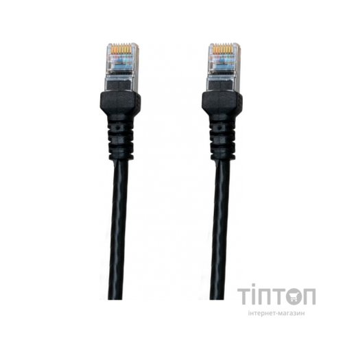 Патч-корд 8м, FTP, Cat. 6, CCA, black Extradigital (KBP1868)