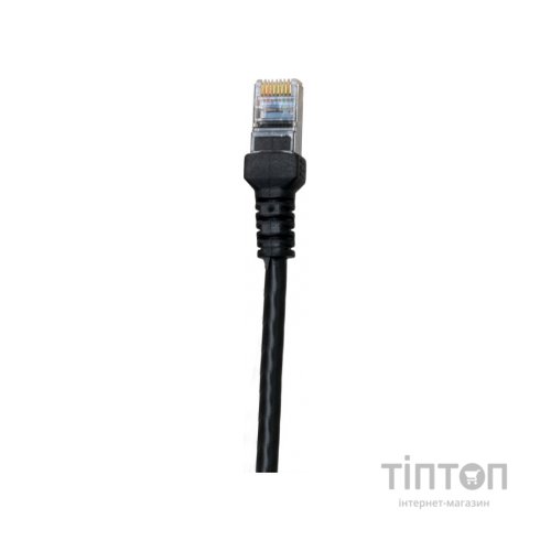 Патч-корд 8м, FTP, Cat. 6, CCA, black Extradigital (KBP1868)