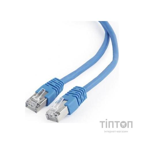 Патч-корд Cablexpert 0.5м FTP, Cat 6, синий (PP6-0.5M/B)