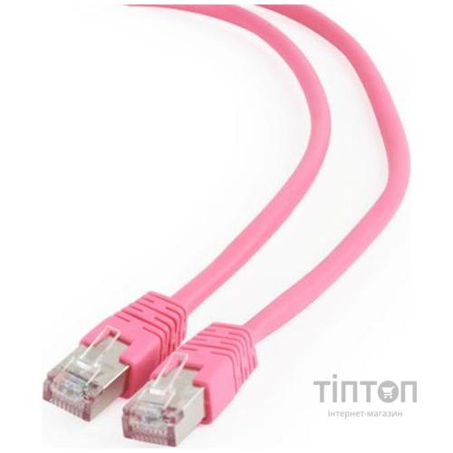 Патч-корд 0.25м FTP cat.6 CCA pink Cablexpert (PP6-0.25M/RO)