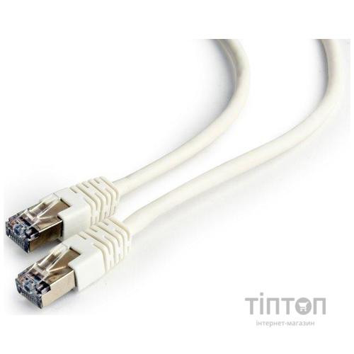 Патч-корд 0.5м FTP cat 6 CCA white Cablexpert (PP6-0.5M/W)
