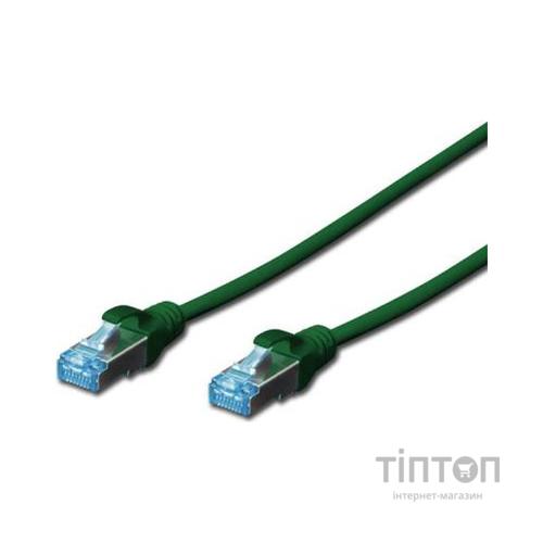 Патч-корд Digitus 2м, cat.5e, SF-UTP, AWG 26/7, green (DK-1531-020/G)