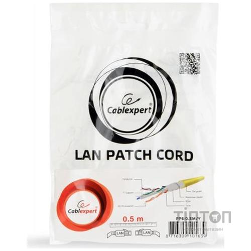 Патч-корд Cablexpert 1м FTP cat 6, yellow (PP6-1M/Y)