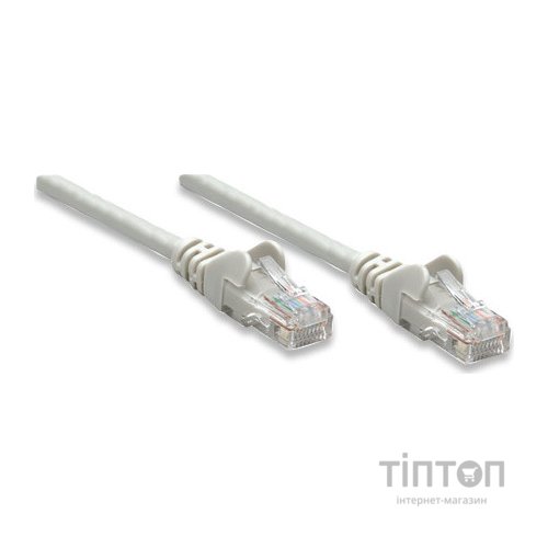 Патч-корд Intellinet 325950 UTP Cat.5e, 10m, сірий
