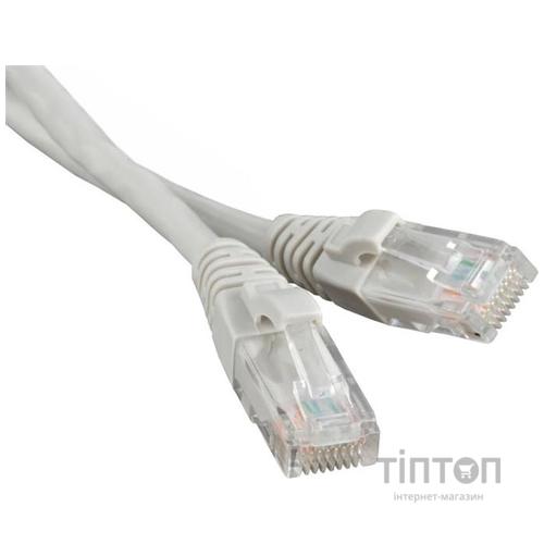 Патч-корд литий, UTP, RJ45, Cat.5e, 10m, сірий