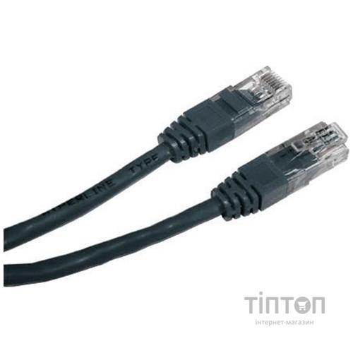 Патч-корд UTP Cablexpert (PP12-1.5 M/BK) литий, 50u "штекер із клямкою, 1.5 м, чорний