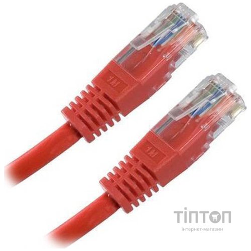 Патч-корд UTP Cat.5e ( 10м червоний), Intellinet