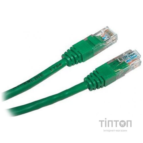 Патч-корд UTP Cat.5e (1м зелений), Intellinet