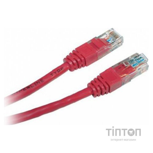 Патч-корд UTP Cat.5e ( 2м червоний ), Intellinet