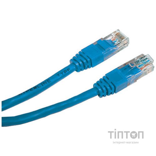 Патч-корд UTP Cat.5e ( 3м синій ), Intellinet
