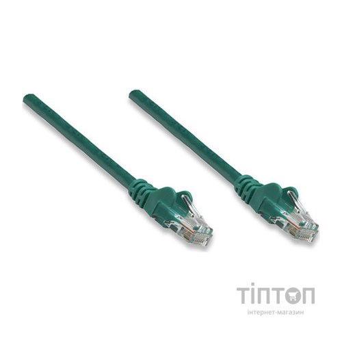 Патч-корд UTP Cat.5e (3м зелений), Intellinet
