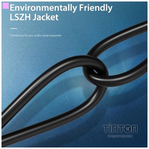 Патч-корд Vention CAT 8 SFTP Ethernet, 3 m, Black (IKABI)