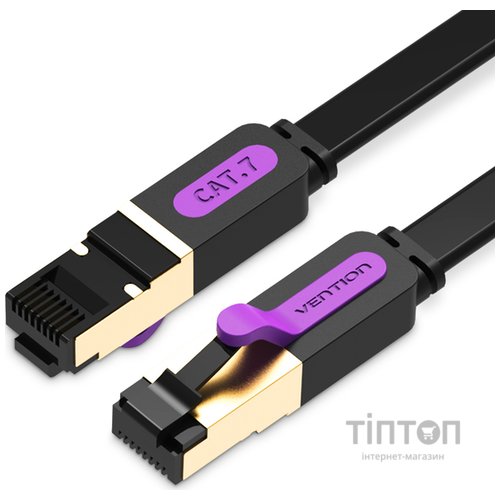 Патч-корд Vention CAT7 SSTP Ethernet, 3 m, Black (ICABI)
