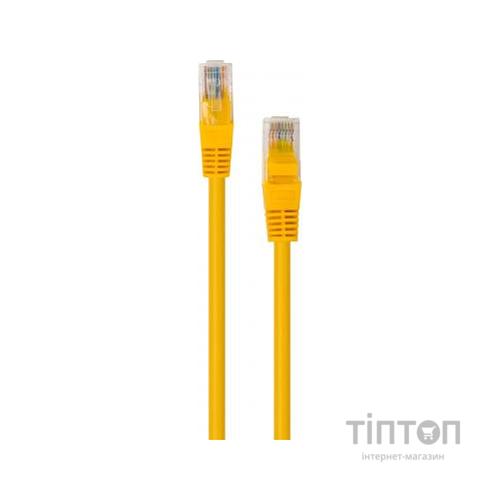 Патч-корд Vinga UTPCat5e 1.5 m CCA (VCPPCCCS1.5Y)