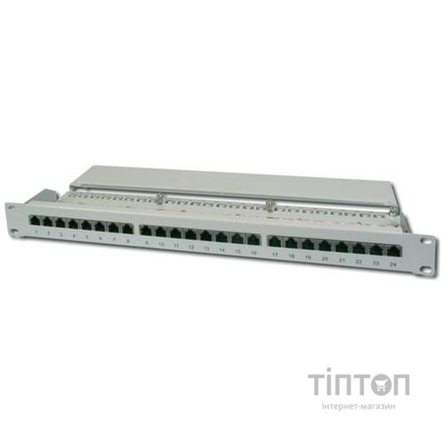 Патч-панель 19" 1U 24 порти 5e FTP в зборі Digitus (DN-91524S)