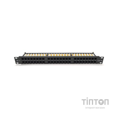 Патч-панель 19" 48xRJ-45 UTP cat. 5е, DUAL type, 1U Ritar (RT-2264-CAT.5E)
