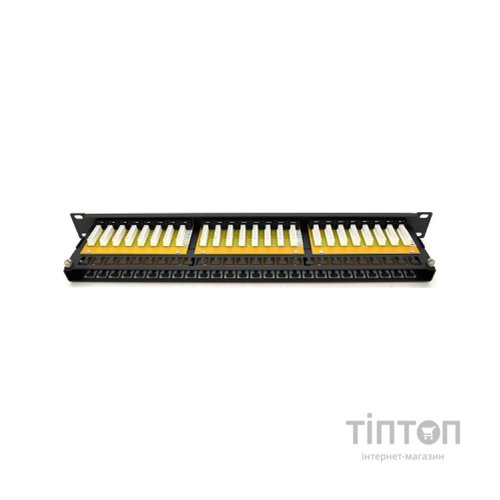 Патч-панель 19" 48xRJ-45 UTP cat. 6, DUAL type, 1U Merlion (ML-2264-CAT.6)