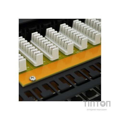 Патч-панель 19" 48xRJ-45 UTP cat. 6, DUAL type, 1U Merlion (ML-2264-CAT.6)