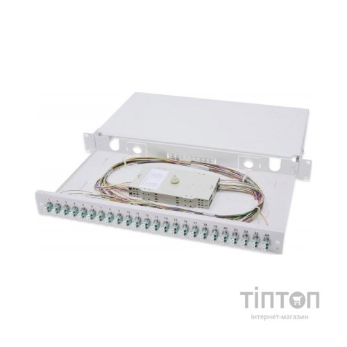 Патч-панель 1U, 24xLC duplex, incl, Splice Cass, OM3 Color Pigtails, Ada Digitus (DN-96332/3)