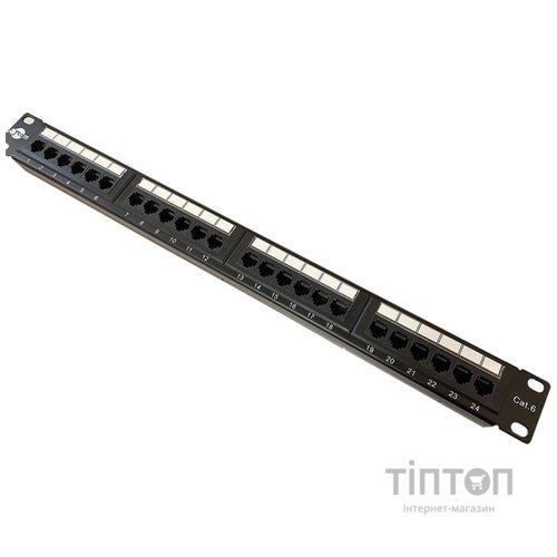 Патч-панель Atcom 19" 24 порта UTP cat.6 (P6024)