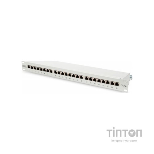Патч-панель Digitus 19" 1U 24 порта 6 FTP в сборе (DN-91624S)