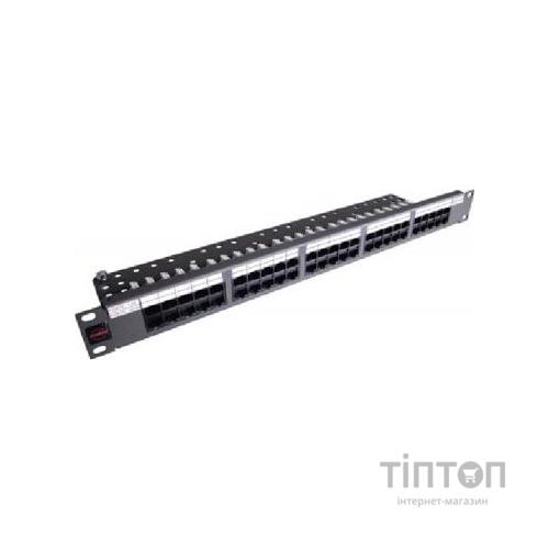 Патч-панель Molex 1U, 50xRJ-45, cat.3, UTP (PID-00145)