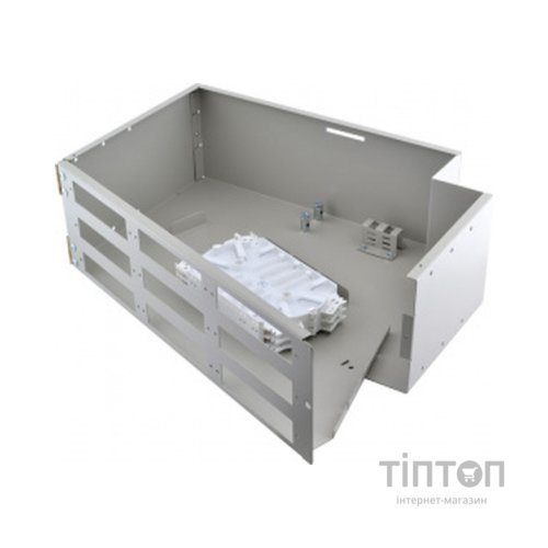 Патч-панель оптична 2U, універсальна, сплайс касети S336 Crosver (FOB 19/3-336/36-3-72)