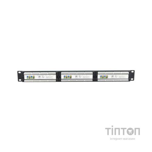 Патч-панель Ritar 19" 24 порта UTP cat.5e с менеджментом кабеля (07514)