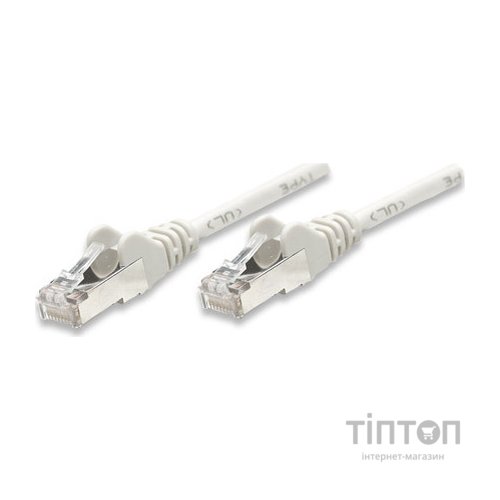 Патчкорд FTP Cat.5e ( 2.0м сірий), Intellinet, Біметал, ССА