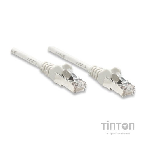 Патчкорд FTP Cat.5e ( 2.0м сірий), Intellinet, Біметал, ССА