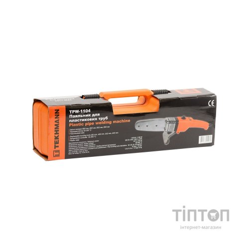 Паяльник для пластикових труб Tekhmann для труб TPW-1104 (846736)