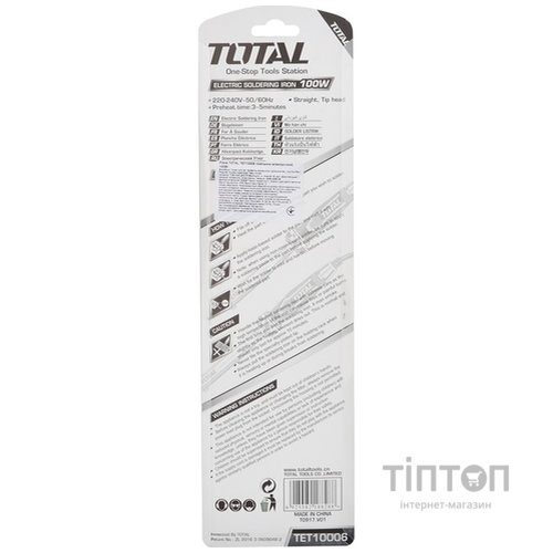 Паяльник електричний Total TET10006