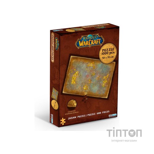 Пазл ABYstyle World of Warcraft Azeroth's map 1000 деталей (ABYJDP011)