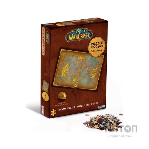 Пазл ABYstyle World of Warcraft Azeroth's map 1000 деталей (ABYJDP011)
