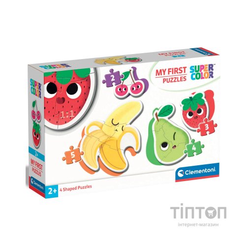 Пазл Clementoni 4 в 1 Fruits, серія My First Puzzles (20815)